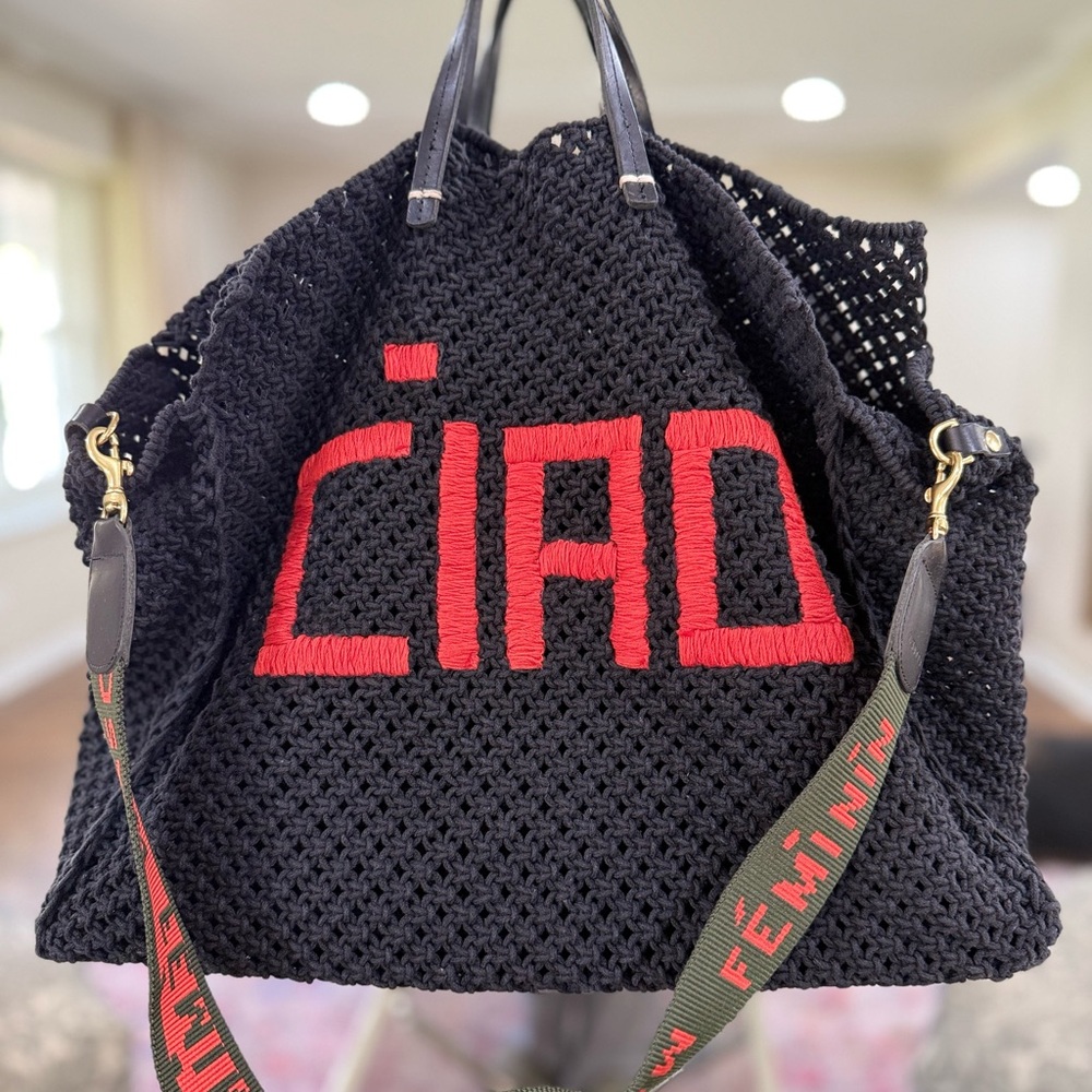 Clare V. Woven Ciao Tote + Masculin Feminin Strap - Picture 2 of 6